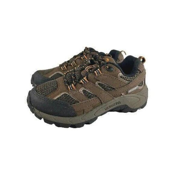 Merrell Kid's Moab 2 Low Boot US 11 Brown Lace-Up Waterproof Hiking Sneaker - Picture 1 of 10